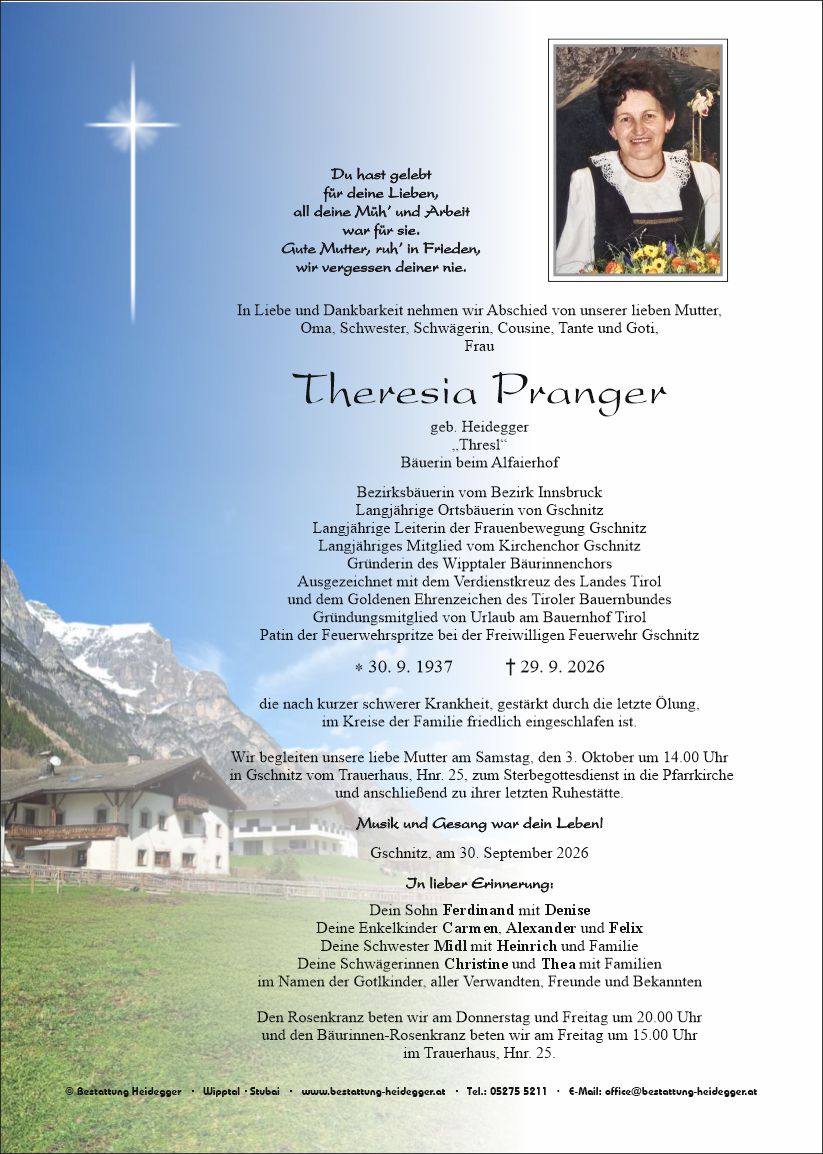 Theresia Pranger